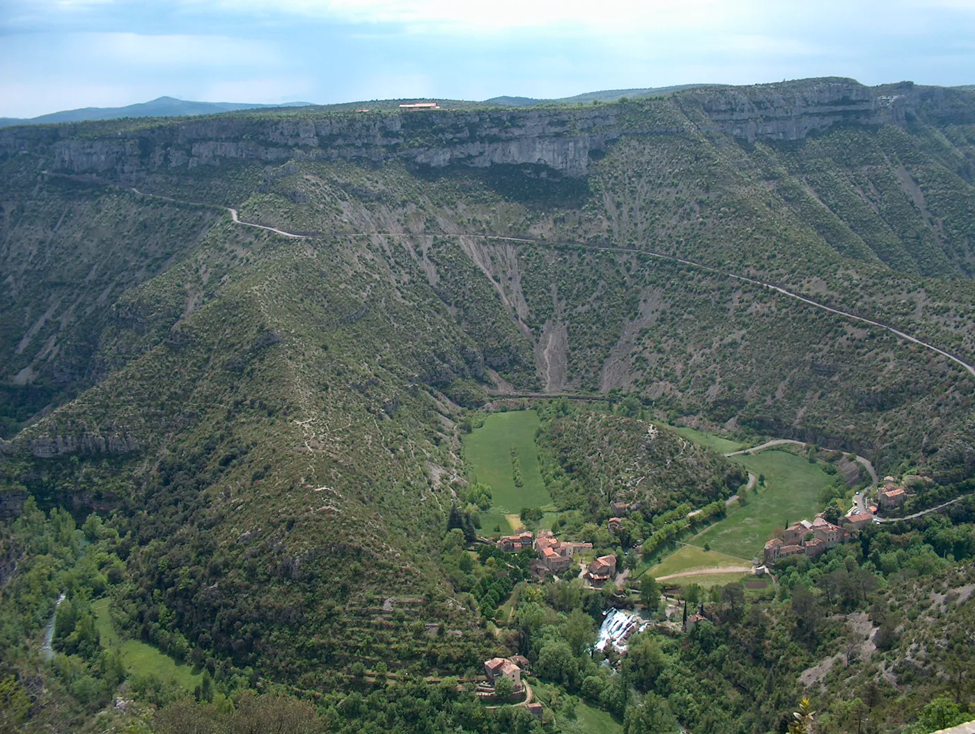 Cirque de Navacelles vu depuis le belvédère